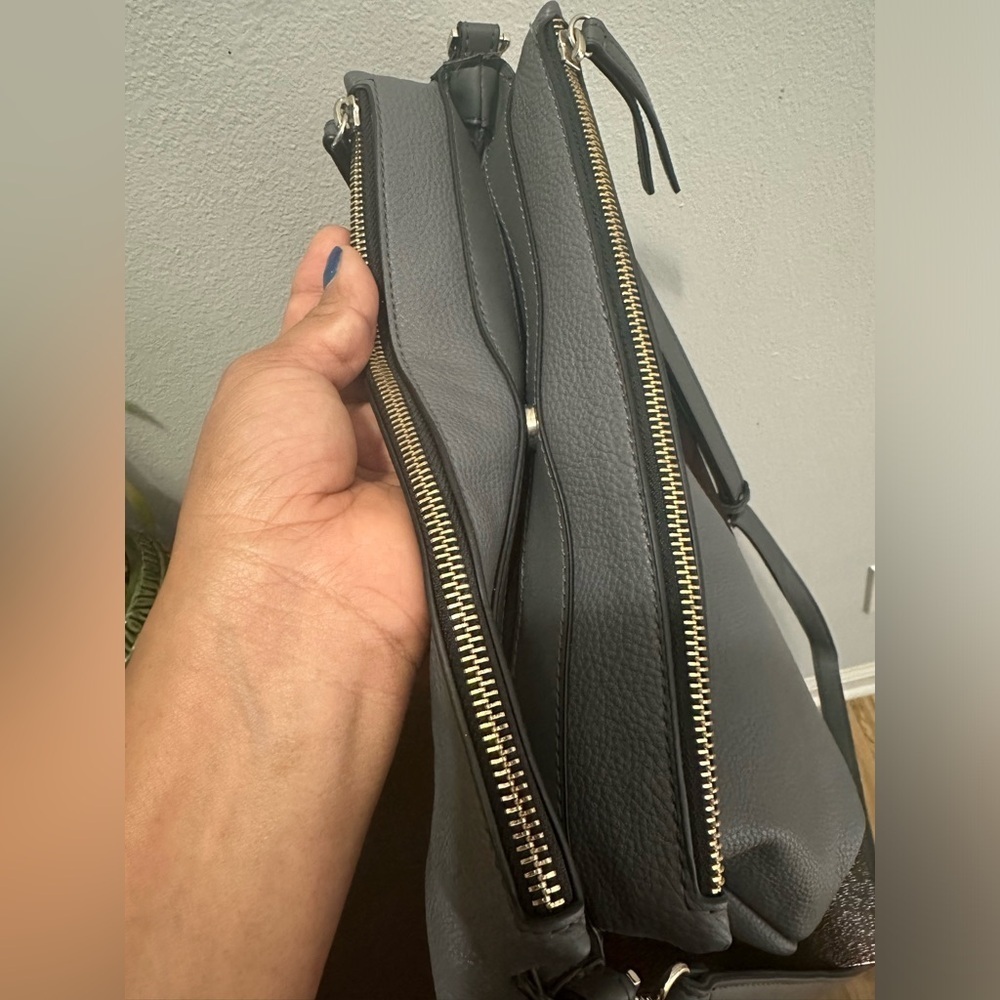 FIORELLI EST.1988 GRAY Pebbled BAG - Crossbody & Shoulder Straps Purse - Picture 5 of 12